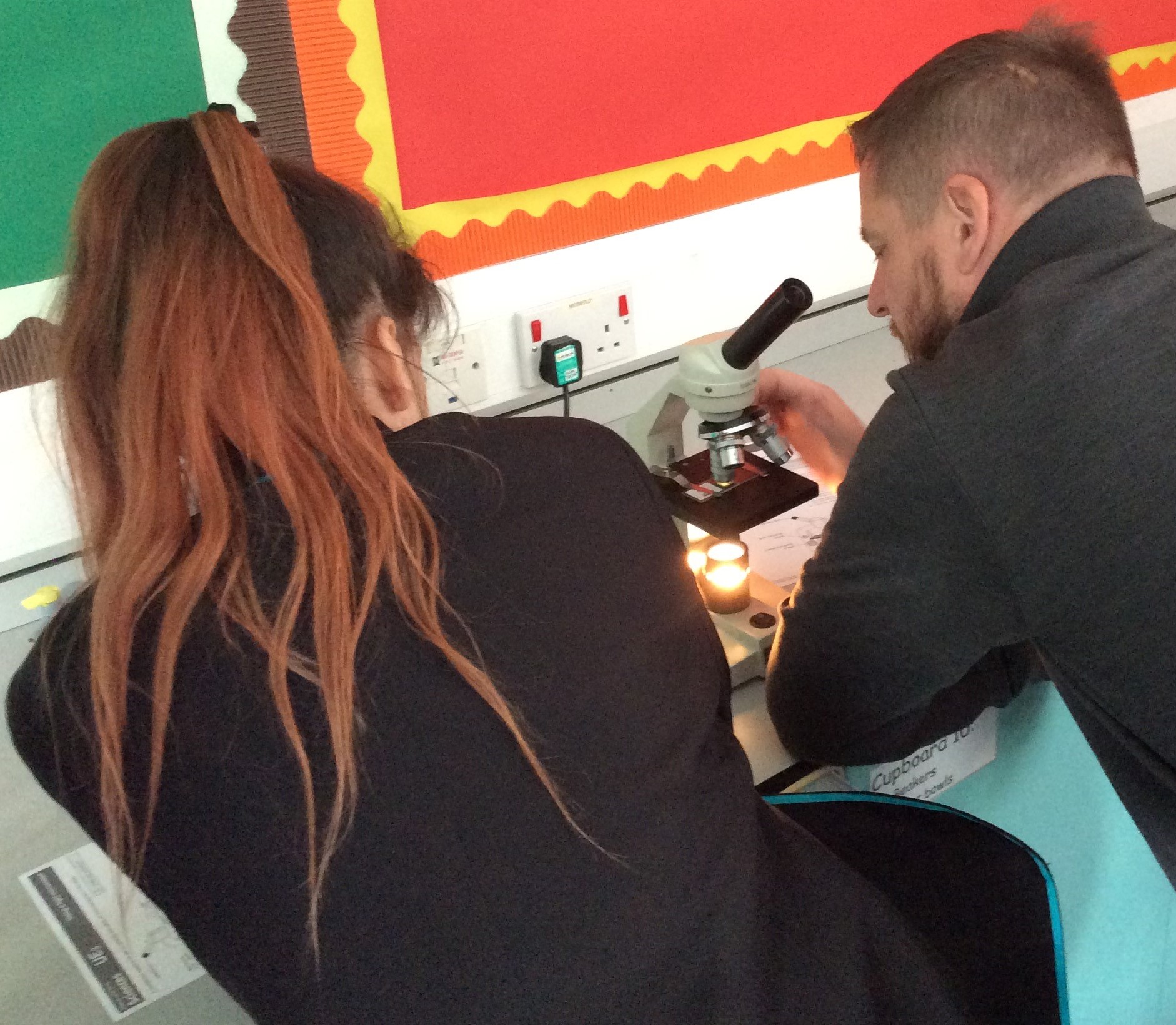 Showing sir my work